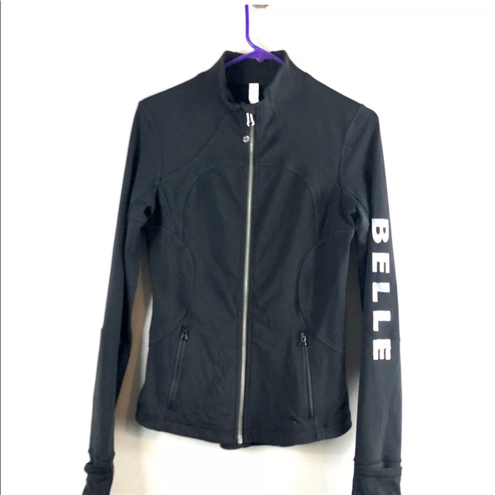 Lululemon SZ6 black jacket Ethos dance academy - Picture 5 of 8